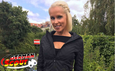 German Scout: German scout - fit German mature Sophie Logan pickup and rough...