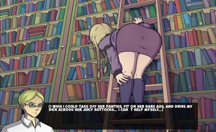 Hentai World: Witch hunter cute blonde with big ass in bookstore and...