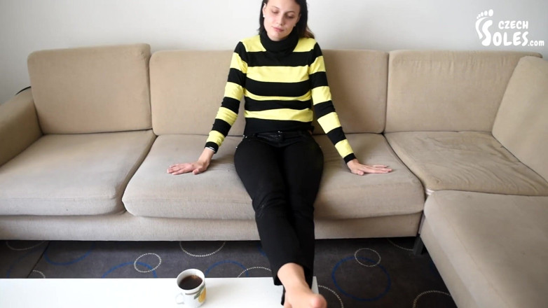 Czech Soles - foot fetish content: Worship my tired feet