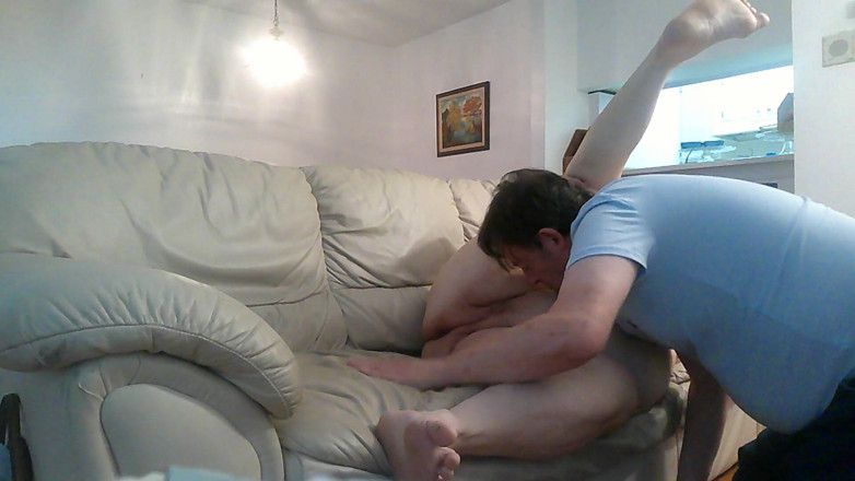 BBW nurse Vicki adventures with friends: Big Beautiful Woman Is Naked on Couch Boy Friend Dressed...