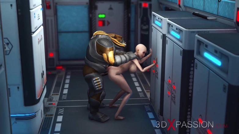 3dxpassion: Alien sex at the Mars base camp! A hot horny...