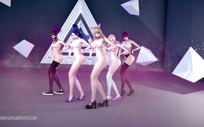 3D-Hentai Games: [MMD] STAYC - RAN2U Ahri Akali Kaisa Evelynn Seraphine hot naked...