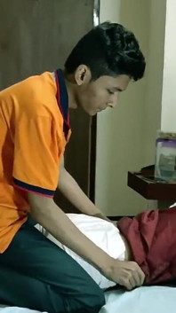 Mature Desi MILF with 18 Year Old College Boy