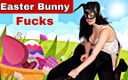 Training Zero: Easter Bunny Fucks Pegging Femdom Cosplay