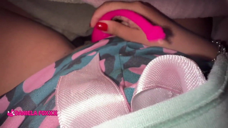danielafoxxx: He Masturbates at Dawn!! This Toy Wet Her Stockings Very...