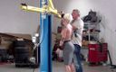 Spanking Server: Cora,sexy blonde inked beauty gets bare back whip in the...