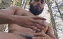 Ashton Labruce: Handsfree Cumshot in the Forest