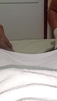 Mature Masseuse Gets Aroused When She Sees My Cock and Jerks Me off