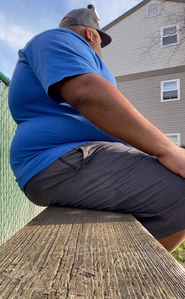 Blkhole420: 450 lb gordo no parque, sem mentira eu não percebi...