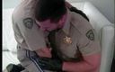 Gays Case: Mature cop stud muffin is blown and fucked