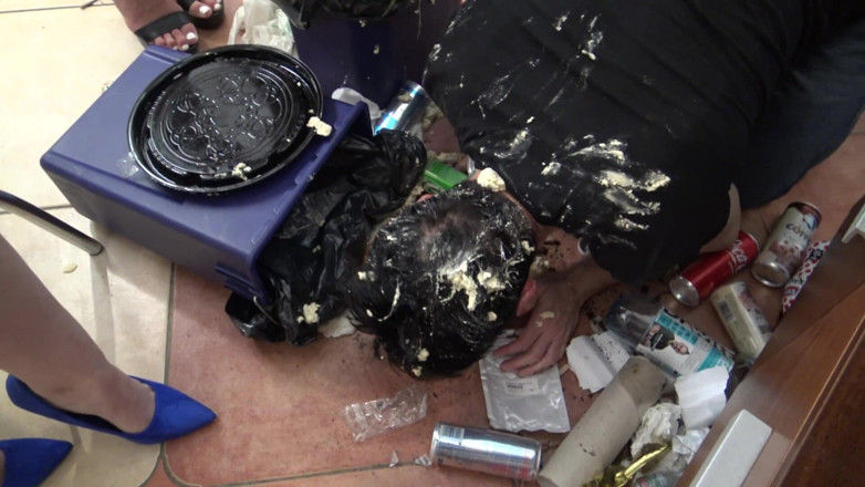 Femdom Austria: Garbage Boy Video! Slut Girls Condom and Garbage Tyranny!