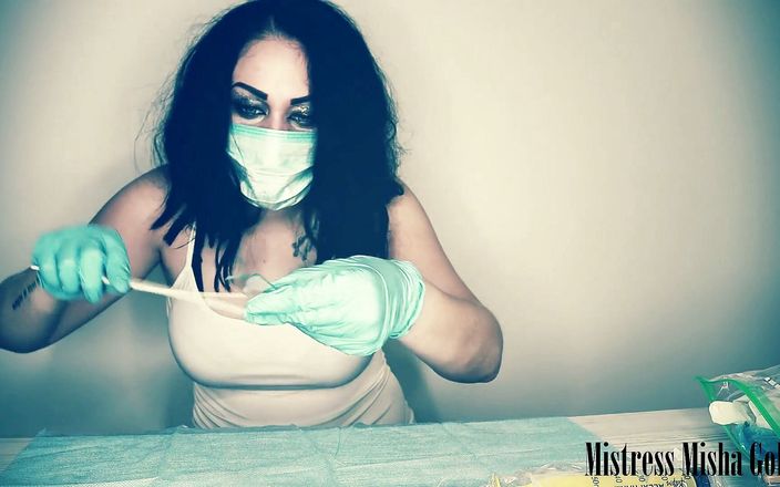 Goddess Misha Goldy: 没有阴茎 - 没有微生物！来自精神病医生的中毒折磨
