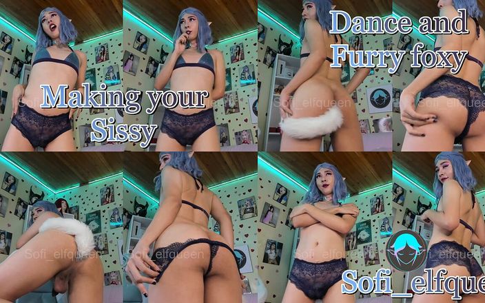 Sofi Elf queen: Your Sissy Foxy Making a Sexy Dance for You