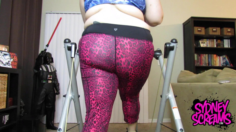 Sydney screams fetish: Chubby Workout - HD Wmv