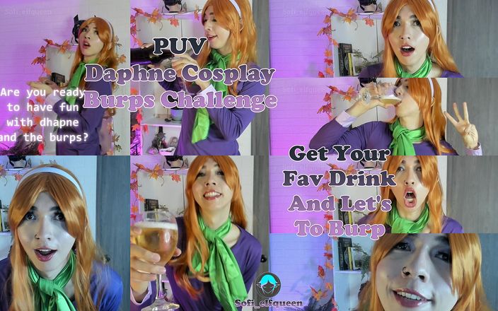 Sofi_elfqueen: Puv Daphne Cosplay Burping soutěž se Scooby