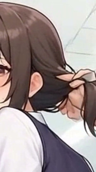 Waifu Secretary POV - Close-up Nylon Teasing & Sneaky Cunnilingus Play Warm up