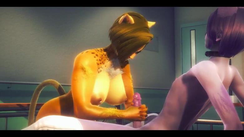 HentaiTubes: Furry Hentai - Mew, o Gato e Gepard Kinky Sexo - Japonês...