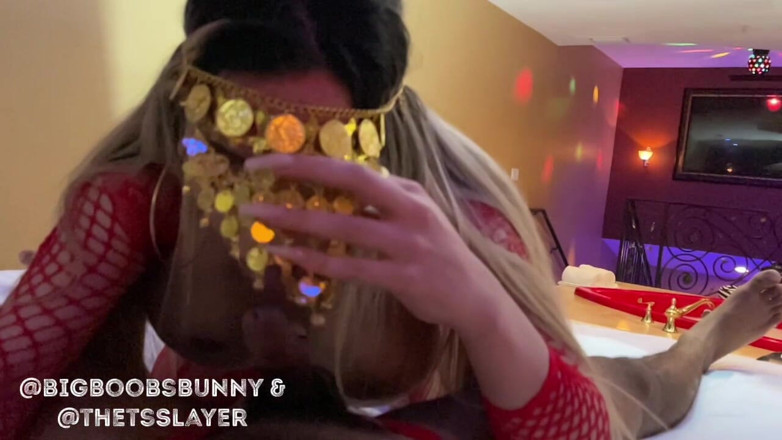 The xxx slayer - trans productions: Busty Trans Gypsy Loves BBC Cum