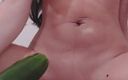 Alice Lima: Breaking Into My Pussy with a Big Thick Cucumber