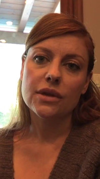 Redhead teen is licking a wet cunt