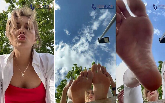Czech Soles - foot fetish content: 你的女神脚休息 第一人称视角