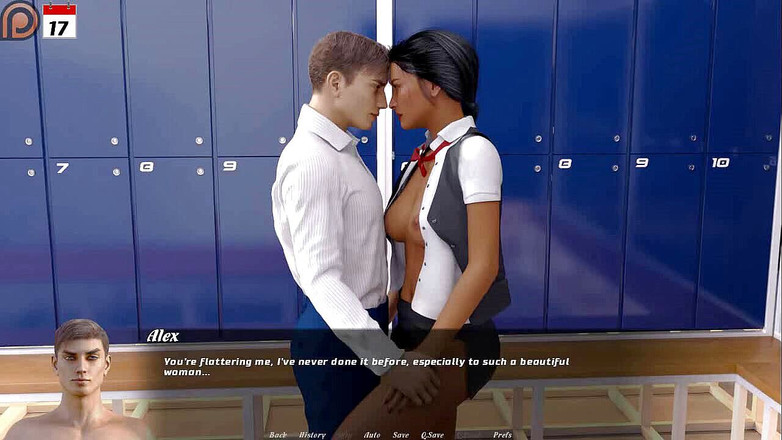 Dirty GamesXxX: 밀프의 이야기: 상사의 정자로 얼굴을 덮은 밀프