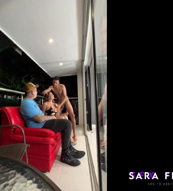 Sara Blonde: Bts - Humiliated Cuckold Watches Me Fuck a Big Cock - Sara...