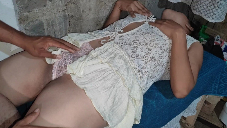Marys: She Moans and Comes Inside the Virgin Pussy of the...