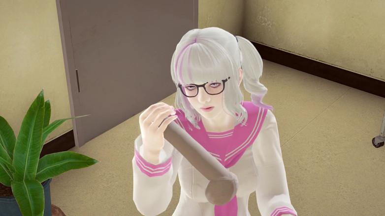 Waifu club 3D: College girl jerk off cock teacher in the library