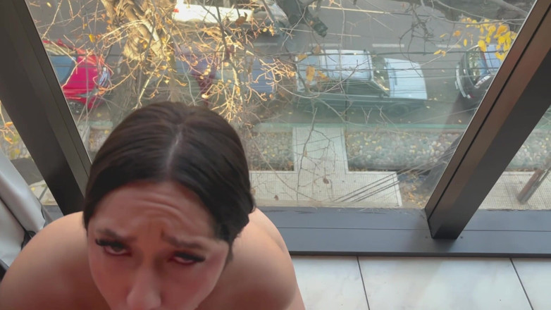 NINFOMAWORLD: Sloppy Blowjob Deep Lots of Saliva and Tears