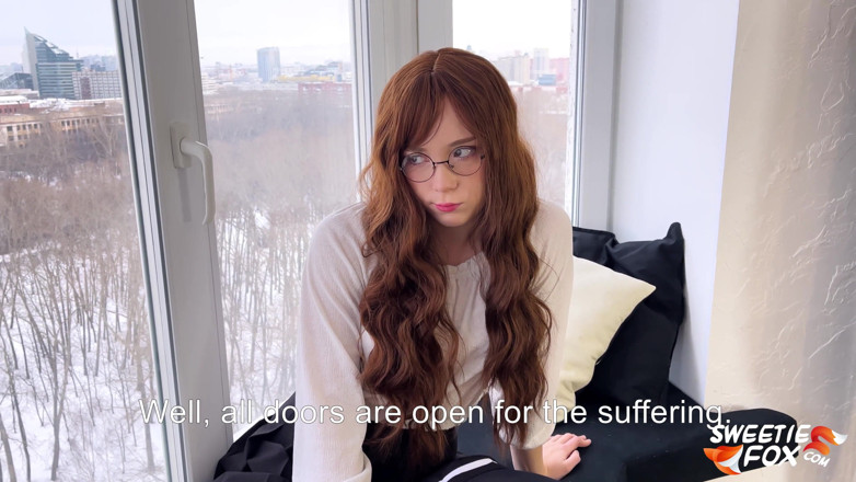 Sweetie Fox: Adult college girl sucks teacher's dick and rough fucks for...