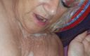 PureVicky66: Hot Granny Creams Herself with Cum