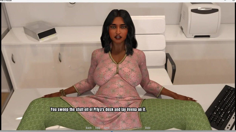 XXX Games Bunk: Grandma's House - Desi Pregnant Wife Sex with Milking Boobs