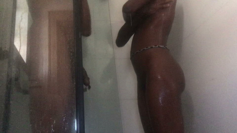Browngurl234: Watch as Ebony Teen Goddess Takes Shower After Fucked by...