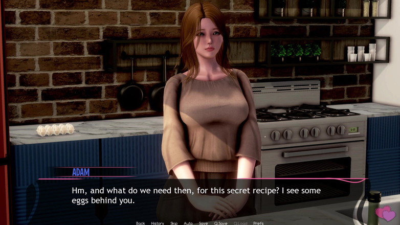 3D Cartoon Porn: Murmure 8 - Yui apprend à Adam à cuisiner