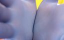 Arya Grander: Asmr Video mit medizinischen Nitrile Handschuhen (arya Grander)