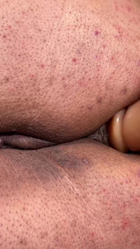 BBW Bikini Babe Angel Fucks Her Own Fat Shaved Pussy and Tight Ass