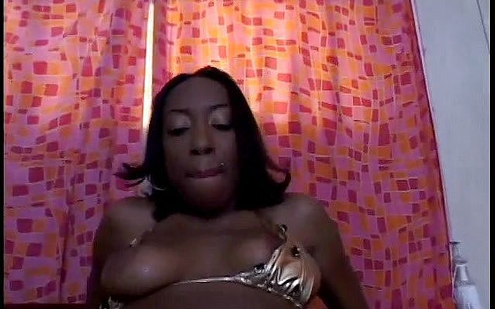 Hot and Wet: Cute black chick deep throats a hard cock and gets...