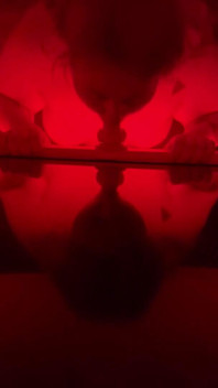 BBW MILF Deepthroats Dildo Messy POV