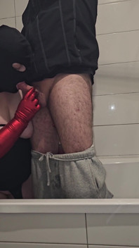 The Plumber Fixed the Problem, I Gave Him a Blowjob. Risky Husband on the Way Home