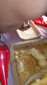 Squirting with Banana in My Pussy