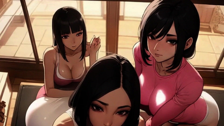 Spicy Toons: Mi mujer estaba sentada en mi falda con un vestido...