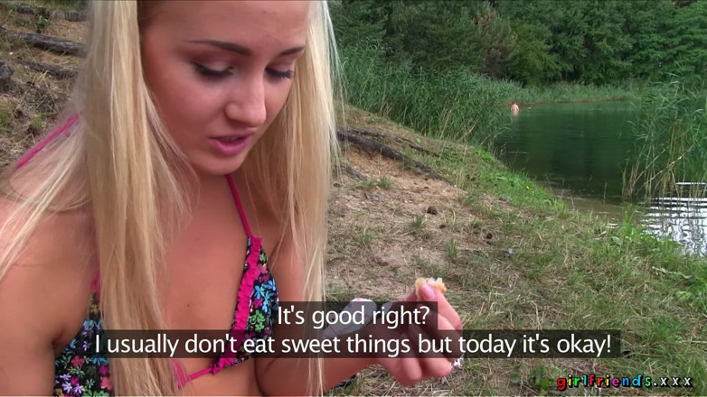 Girlfriends XXX: Girlfriends XXX - Petite Keira &amp; Michelle Get Wet Outdoors for a...