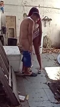 Putting It Hot on the Cleaning Lady in the Backyard