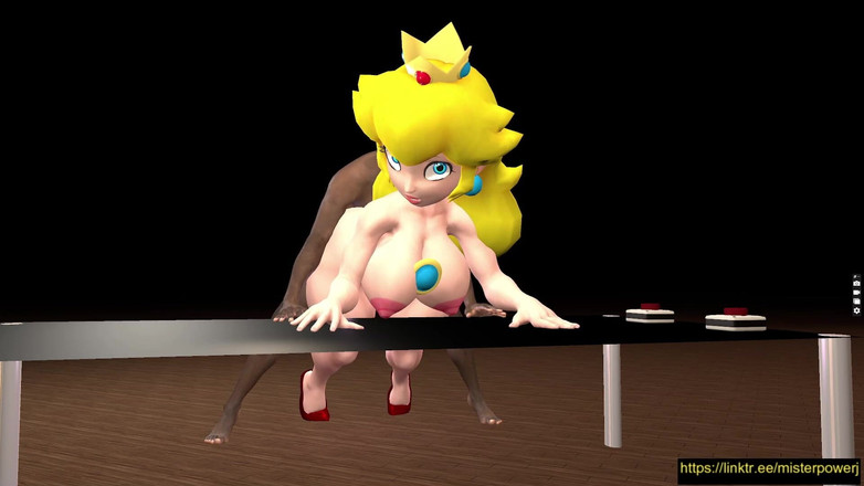 Misterj 3d Studio: Princess Peach curang Mario posisi doggy