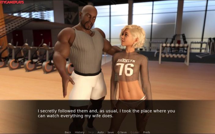 Naughty gameplays: Corno esposa fode dois estranhos com grandes paus bbc enquanto...