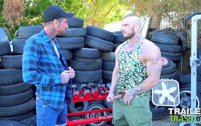 Trailer Trash Boys: Trailertrashboys Ryan Sebastian breeds with Davin Strong