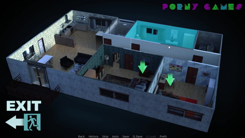 Porny Games: 7 Island domain 0.3 - Let's do anal on the college bathroom (1)