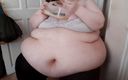 SSBBW Lady Brads: SSBBW big beautiful belly keeps growing