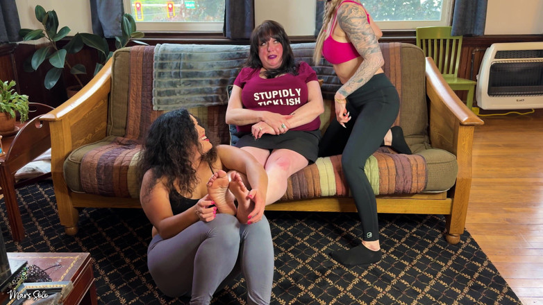 Mars Solo: Stupidly Ticklish Harmony Gets a Barefoot Tickle Ambush From Mars...